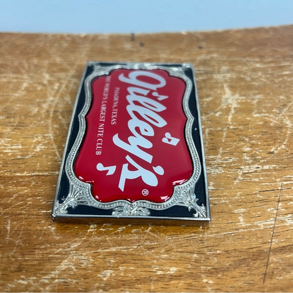 Gilley's Nite Club Country Western Belt Buckle Pasadena Texas Music Memorabilia - Picture 5 of 7